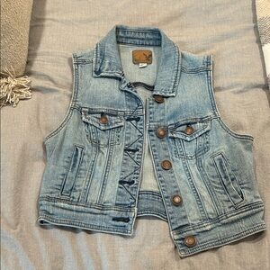 American Eagle Denim Vest